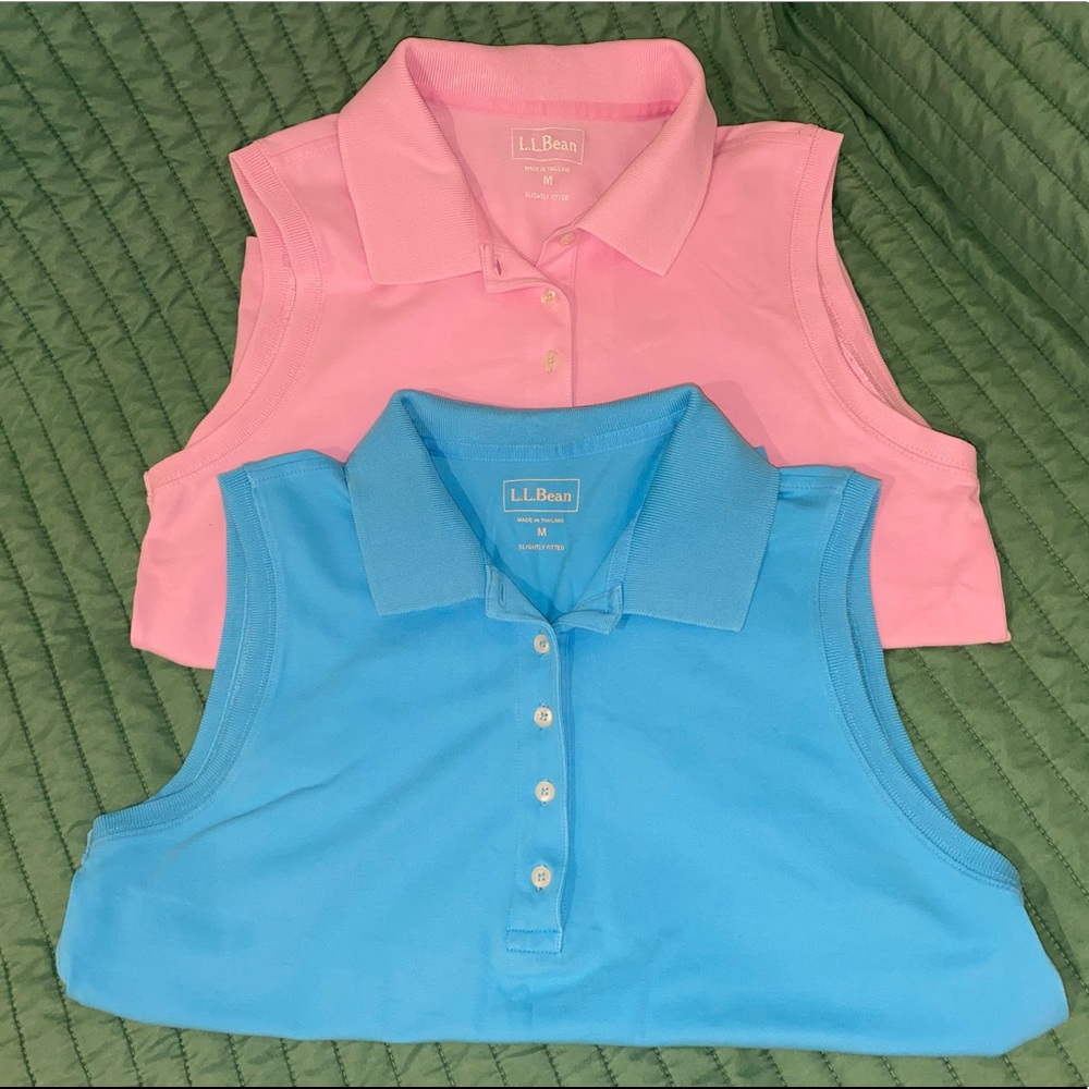L.L. Bean Polo Tank Tops lot of 2